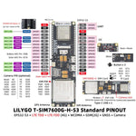 Modulo di sviluppo per comunicazioni wireless LILYGO, T-A7670G-S3 GPS L76K, T-A7670G-S3 No-GPS, T-SIM7670G-S3 SIM-GPS, T-SIM7670G-S3 GPS, T-A7670E-S3 SIM-GPS, T-A7670E-S3 No-GPS, T-A7670SA-S3 SIM-GPS, T-A7670SA-S3 No-GPS