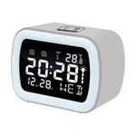 Orologio digitale elettronico DS-5801 con display LED intelligente della temperatura e luce notturna.