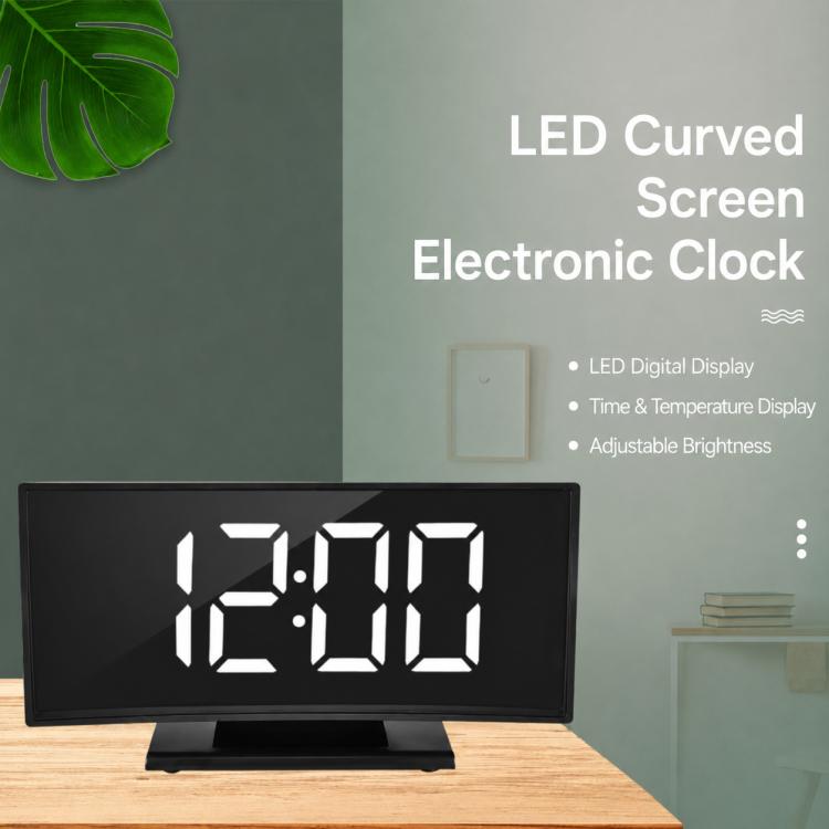 Orologio digitale elettronico multifunzione con schermo curvo a LED DS-3621L-2