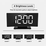 Orologio digitale elettronico multifunzione con schermo curvo a LED DS-3621L-2