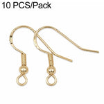 Confezione da 10 ganci per orecchini in argento sterling S925, semilavorati, ideali per la creazione di gioielli fai da te., Hooks, Bead Spring Large Hooks