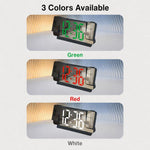 Orologio digitale elettronico multifunzione DS-3822LP con schermo LED a doppia proiezione e specchio.