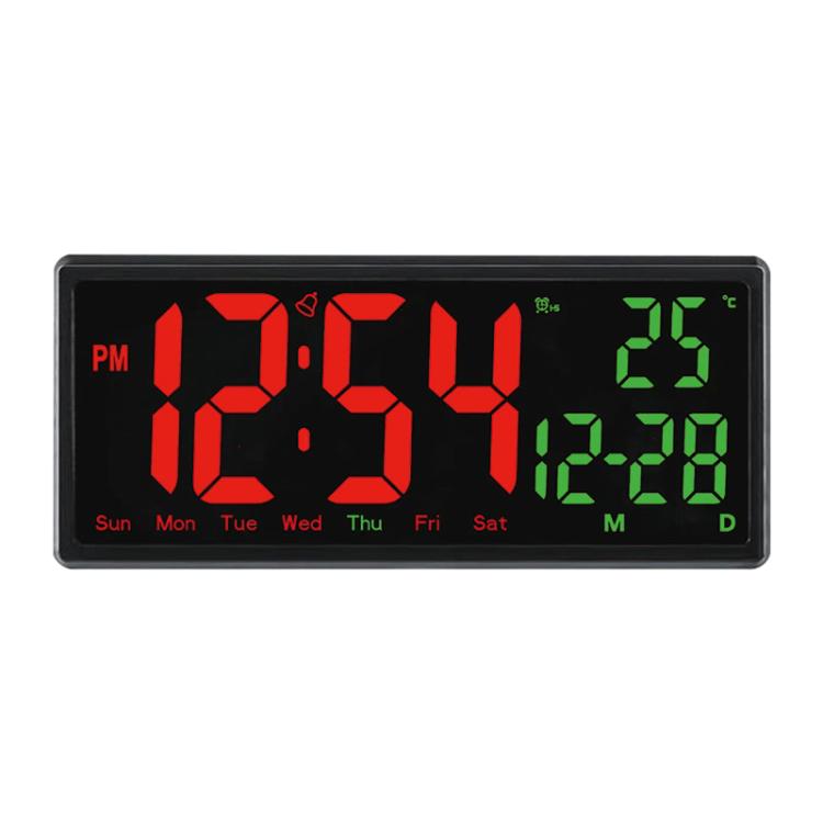 Orologio elettronico digitale multifunzione a LED DS-3809L con ampio display HD e telecomando.