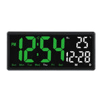 Orologio elettronico digitale multifunzione a LED DS-3809L con ampio display HD e telecomando.