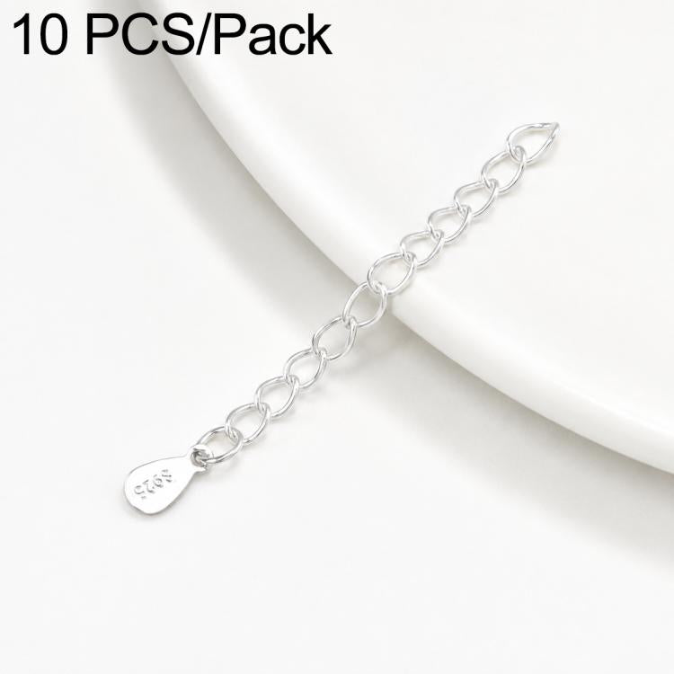 Confezione da 10 pezzi di catenelle di prolunga placcate in oro, resistenti allo scolorimento, per la creazione di collane e bracciali fai da te., 3D Cutout Heart, 3D Five-Pointed Star, 3D Rose, 3D Heart, 145 Chain 2.4mm Width 5cm Length               ...