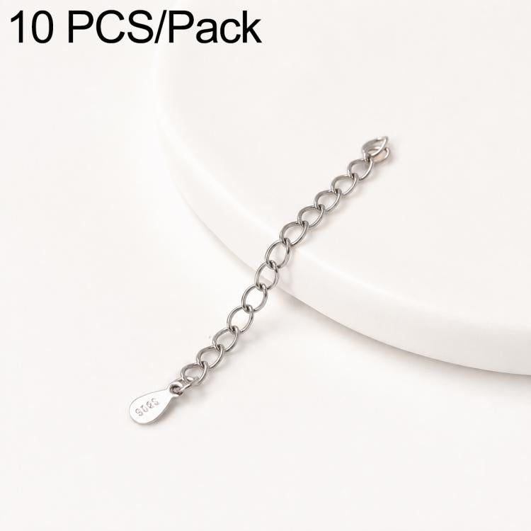 Confezione da 10 pezzi di catenelle di prolunga placcate in oro, resistenti allo scolorimento, per la creazione di collane e bracciali fai da te., 3D Cutout Heart, 3D Five-Pointed Star, 3D Rose, 3D Heart, 145 Chain 2.4mm Width 5cm Length               ...