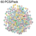 60 pezzi/confezione Bottoni in resina colorati a doppio strato da 12 mm con motivo a fiori di pruno Kit fai da te per bambini