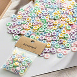 60 pezzi/confezione Bottoni in resina colorati a doppio strato da 12 mm con motivo a fiori di pruno Kit fai da te per bambini