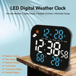 Orologio elettronico digitale multifunzione a LED con display meteo DS-3828L