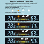 Orologio elettronico digitale multifunzione a LED con display meteo DS-3828L