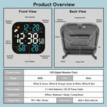 Orologio elettronico digitale multifunzione a LED con display meteo DS-3828L