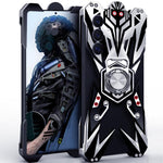 Custodia per telefono cava in lega di alluminio con design Mecha e supporto girevole., For Galaxy S26+ 5G, For Galaxy S26 Ultra 5G, For Galaxy S26 5G, For Galaxy S25 FE 5G, For Galaxy S25 Edge 5G, For Galaxy S25 5G, For Galaxy S25+ 5G                  ...