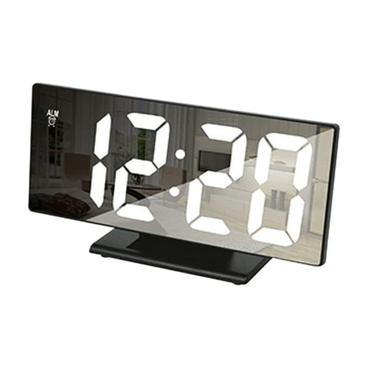 Orologio digitale elettronico con specchio a LED DS-3618L e ampio display.