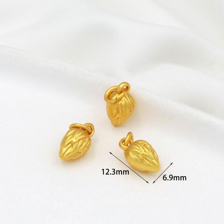 Confezione da 10 mini ciondoli placcati in oro color sabbia con anelli per braccialetti fai da te e creazione di gioielli con perline, Lotus Seed Bud 12.3x6.9mm, Lion Head Coin 15.3x9.6mm, Bell 13.2x9.7mm, Dual Lily of Valley, Lotus Seedpod            ...