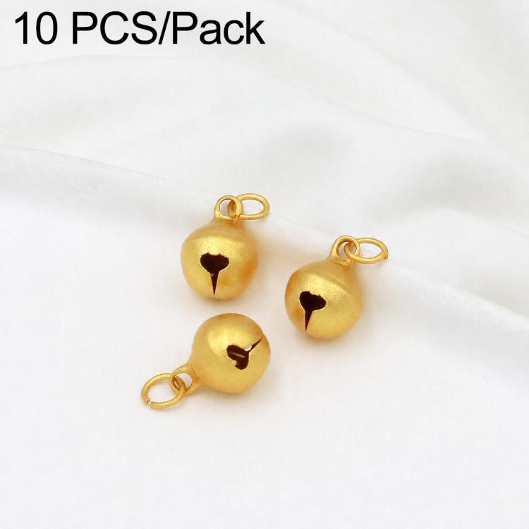 Confezione da 10 mini ciondoli placcati in oro color sabbia con anelli per braccialetti fai da te e creazione di gioielli con perline, Lotus Seed Bud 12.3x6.9mm, Lion Head Coin 15.3x9.6mm, Bell 13.2x9.7mm, Dual Lily of Valley, Lotus Seedpod            ...