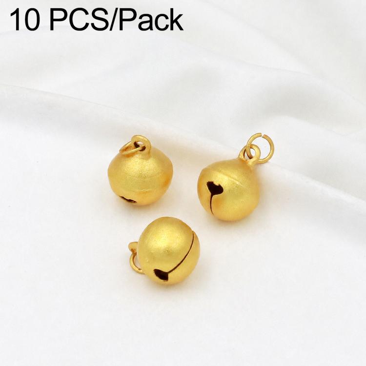 Confezione da 10 mini ciondoli placcati in oro color sabbia con anelli per braccialetti fai da te e creazione di gioielli con perline, Lotus Seed Bud 12.3x6.9mm, Lion Head Coin 15.3x9.6mm, Bell 13.2x9.7mm, Dual Lily of Valley, Lotus Seedpod            ...