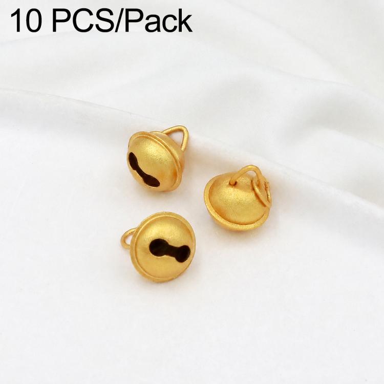 Confezione da 10 mini ciondoli placcati in oro color sabbia con anelli per braccialetti fai da te e creazione di gioielli con perline, Lotus Seed Bud 12.3x6.9mm, Lion Head Coin 15.3x9.6mm, Bell 13.2x9.7mm, Dual Lily of Valley, Lotus Seedpod            ...