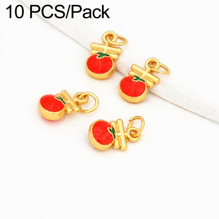 Confezione da 10 mini ciondoli placcati in oro color sabbia con anelli per braccialetti fai da te e creazione di gioielli con perline, Lotus Seed Bud 12.3x6.9mm, Lion Head Coin 15.3x9.6mm, Bell 13.2x9.7mm, Dual Lily of Valley, Lotus Seedpod            ...