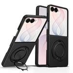 Custodia per telefono con supporto girevole a 360 gradi e chiusura magnetica a libro., For Galaxy Z Flip8 5G