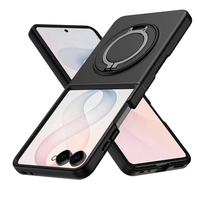 Custodia per telefono con supporto girevole a 360 gradi e chiusura magnetica a libro., For Galaxy Z Flip8 5G