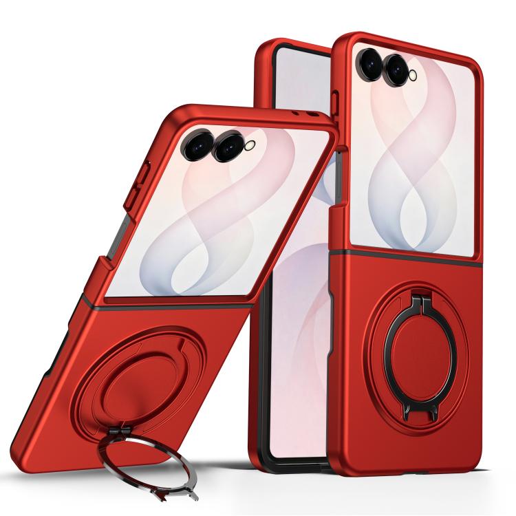 Custodia per telefono con supporto girevole a 360 gradi e chiusura magnetica a libro., For Galaxy Z Flip8 5G