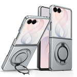 Custodia per telefono con supporto girevole a 360 gradi e chiusura magnetica a libro., For Galaxy Z Flip8 5G