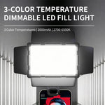 Faro di riempimento ricaricabile a clip RL-560 con alette paraluce