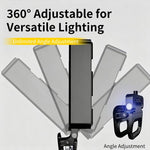 Faro di riempimento ricaricabile a clip RL-560 con alette paraluce