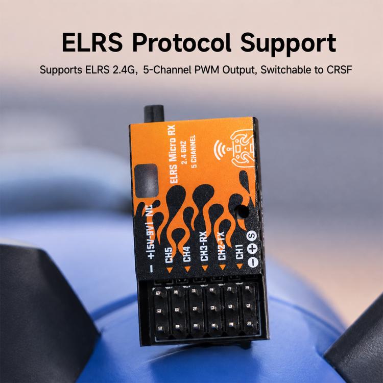 Moduli RF BETAFPV ELRS 2.4G, micro ricevitore per aeromobili ad ala fissa.