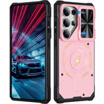 Custodia per telefono Mecha con scorrimento magnetico e protezione per la fotocamera., For Galaxy S26 Ultra 5G, For Galaxy S25 Ultra 5G, For Galaxy S24 Ultra 5G