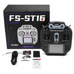 Trasmettitore radio FlySky FS-ST16 a 2,4 GHz con 16 canali e protocollo ANT, FS-ST16 Left + SR8, FS-ST16 Right + SR8, FS-ST16 Double Return + SR8