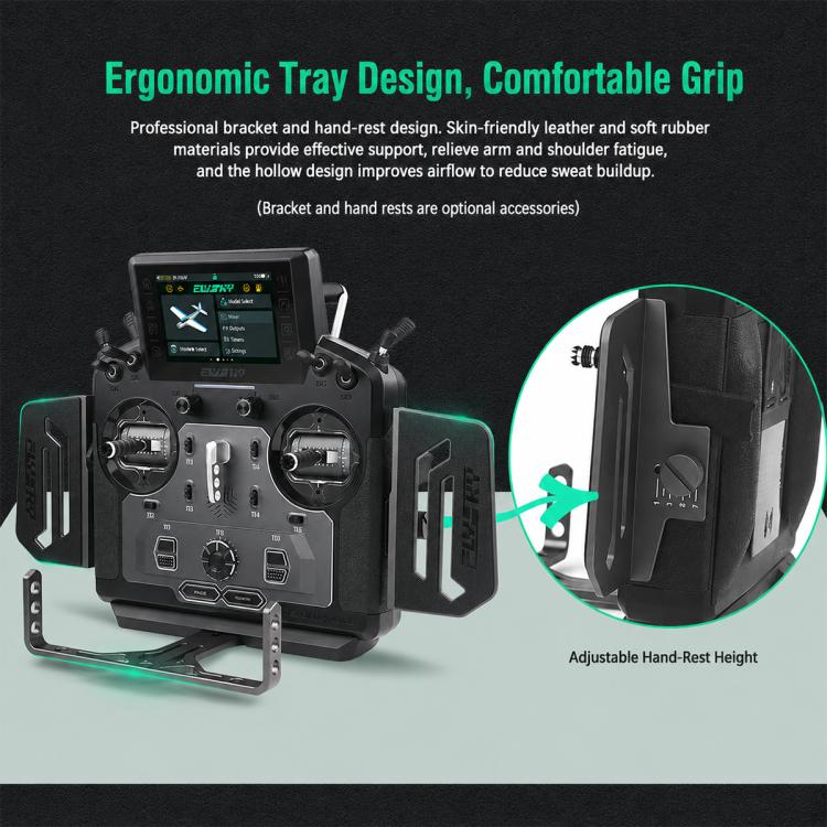 Trasmettitore radio FlySky FS-ST16 a 2,4 GHz con 16 canali e protocollo ANT, FS-ST16