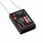 Ricevitore FlySky FS-SR12 a 12 canali 2.4G con doppia antenna per auto, barche, robot e giocattoli radiocomandati ad ala fissa, con protocollo ANT e trasmettitore FS-ST8., FS-SR12
