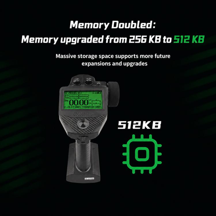 Radiocomando FlySky G7P+ 10 canali RC a 2,4 GHz con display LCD per auto e barche radiocomandate., G7P+