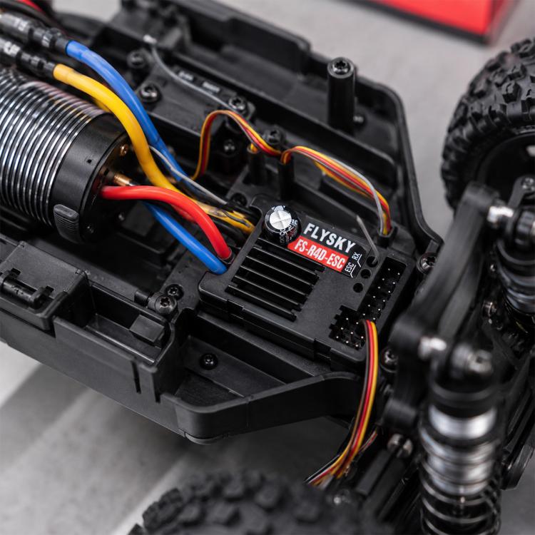 Ricevitore FlySky FS-R4D-ESC 2 in 1 a 2,4 GHz e 4 canali per radiocomando G7P / MG7, FS-R4D-ESC
