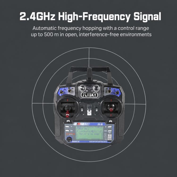 Sistema radio FlySky 2.4GHz 6 canali, trasmettitore e controller RC bidirezionale., I6+IA6B Left Throttle, I6+IA6B Right Throttle, I6 Left No Receiver, I6 Right No Receiver, I6+IA6 Left Throttle, I6+IA6 Right Throttle