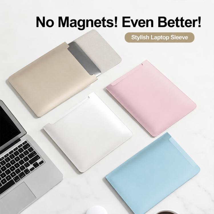 Minimalist Lightweight Vertical PU Laptop Sleeve, for 13.3 inch