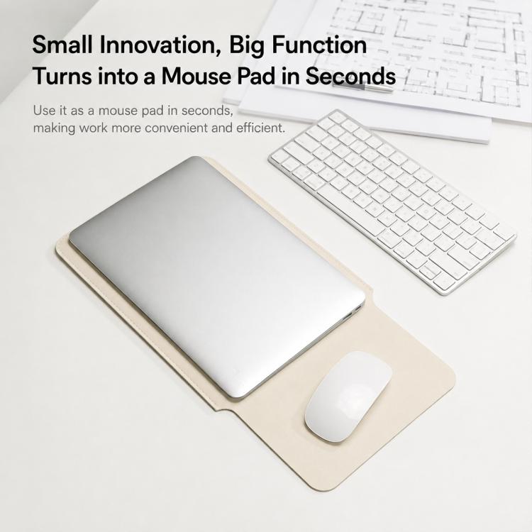 Minimalist Lightweight Vertical PU Laptop Sleeve, for 13.3 inch
