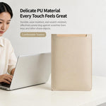 Minimalist Lightweight Vertical PU Laptop Sleeve, for 13.3 inch