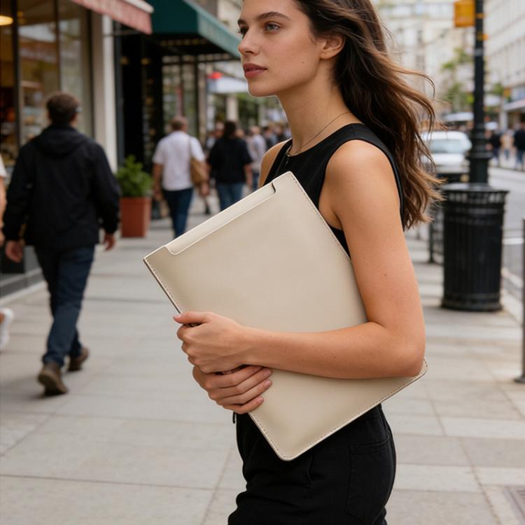 Minimalist Lightweight Vertical PU Laptop Sleeve, for 13.3 inch
