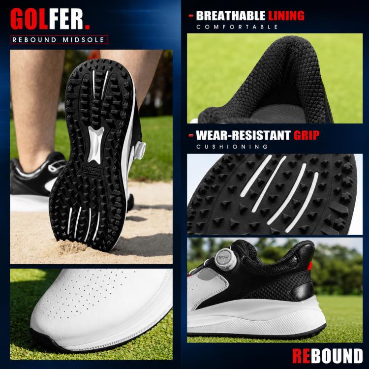 Scarpe da golf antiscivolo traspiranti da uomo PGM XZ472, 39, 40, 41, 42, 43, 44, 45