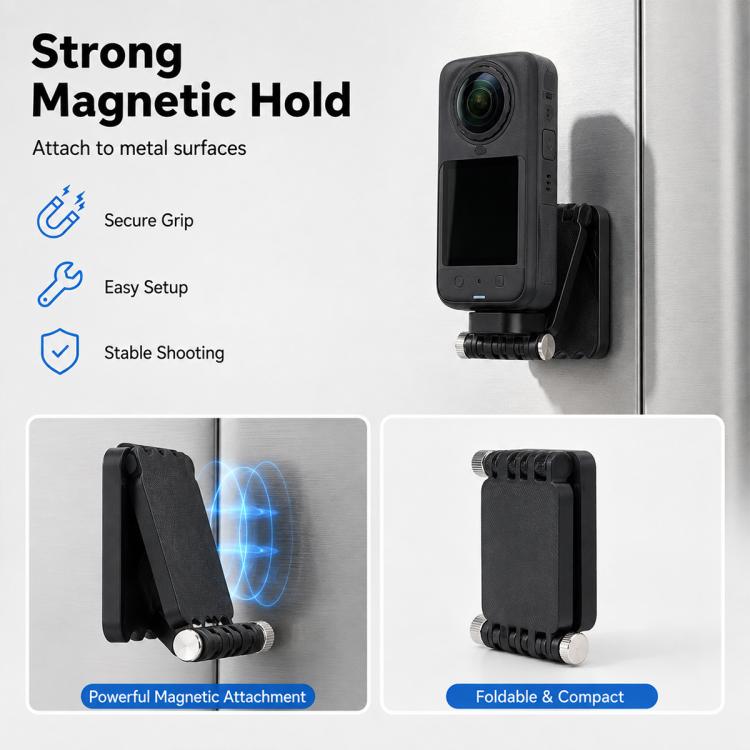 Supporto magnetico pieghevole, For Insta360 X6 / DJI Osmo 360 II