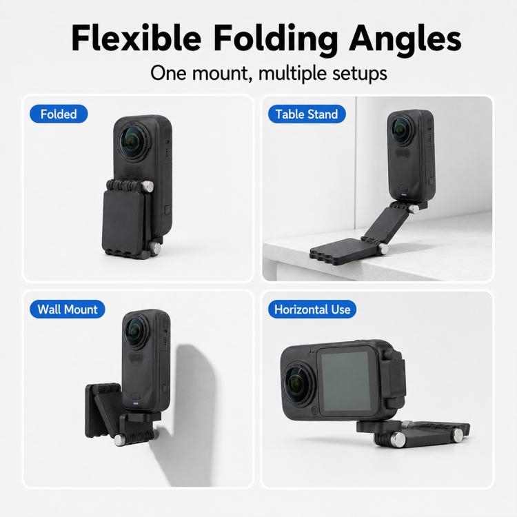 Supporto magnetico pieghevole, For Insta360 X6 / DJI Osmo 360 II