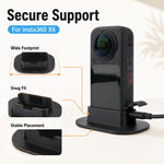 Supporto da tavolo extra-large con base antiscivolo a sgancio rapido per fotocamera, For Insta360 X6