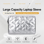 Stylish Padded Laptop Sleeve Minimalist Clutch Organizer, 11 inch, 14 inch, 15.6 inch