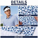 Polo da golf elasticizzata traspirante da uomo PGM YF912, M, L, XL, XXL