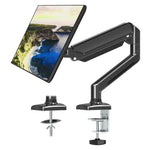 Aluminum Alloy Gas Spring Free-Hovering Monitor Stand for 13–32 Inch Monitors, Black, White