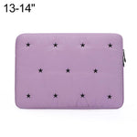Star-Embroidered Laptop Sleeve Shockproof Protective Case, 13-14 inch, 15-16 inch