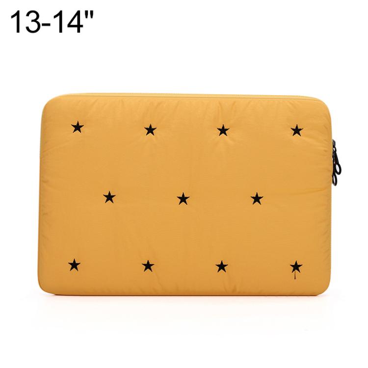 Star-Embroidered Laptop Sleeve Shockproof Protective Case, 13-14 inch, 15-16 inch