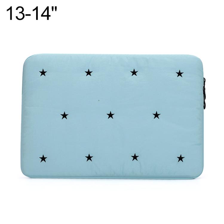 Star-Embroidered Laptop Sleeve Shockproof Protective Case, 13-14 inch, 15-16 inch